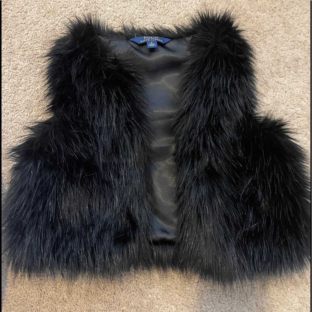 Ralph Lauren Fur Children’s Vest Size 6